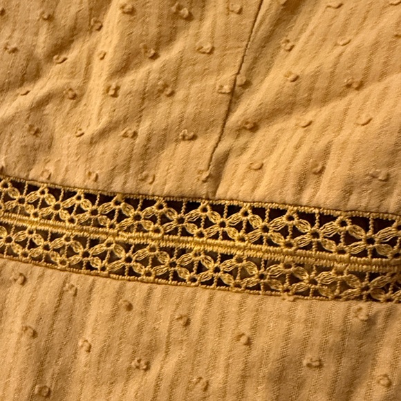 Yellow Sleeveless Dress with Bow Straps - Picture 7 of 12